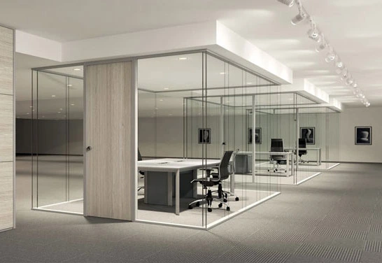 شیشه سکوریت ۱۰ میل پارتیشنهای داخلی